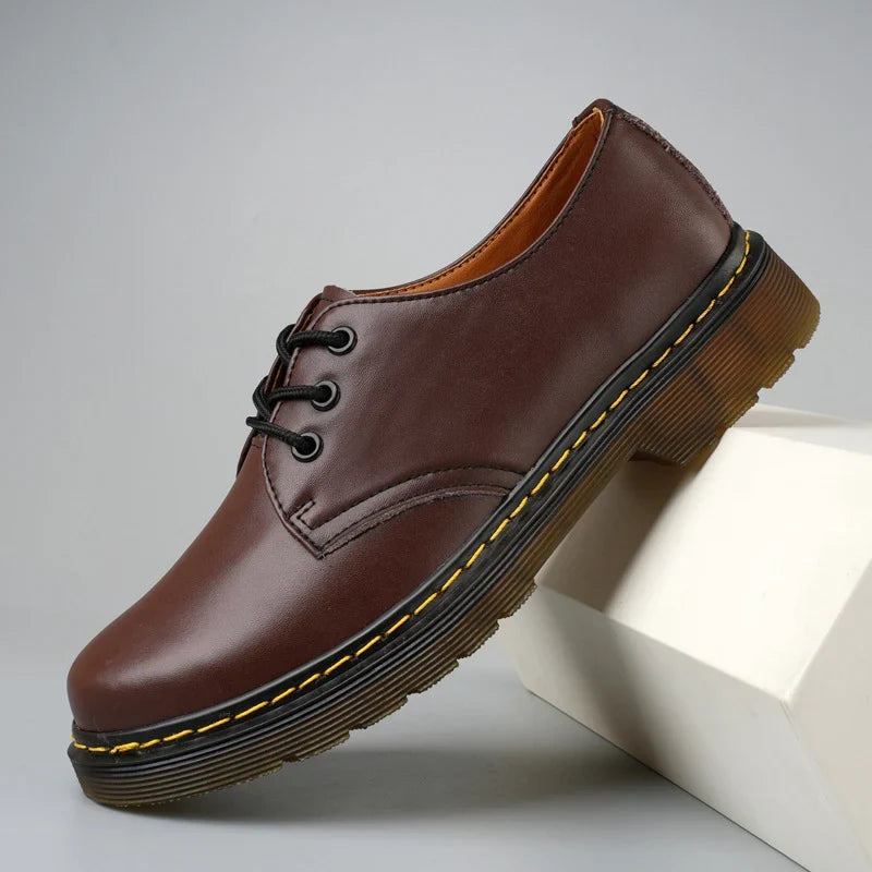 Nyklas – Derby Schuhe Zum Schnüren mit Kontrastfarbenen Sohlennähten
