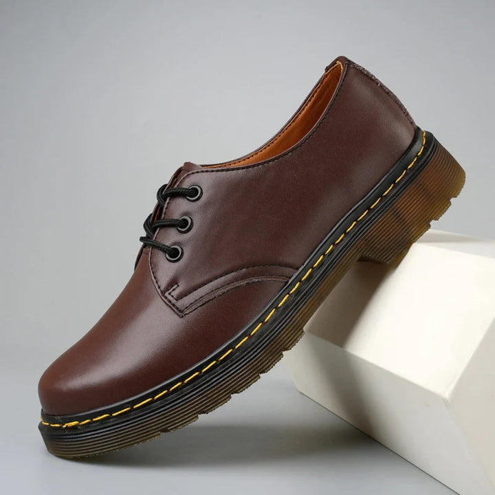 Nyklas – Derby Schuhe Zum Schnüren mit Kontrastfarbenen Sohlennähten