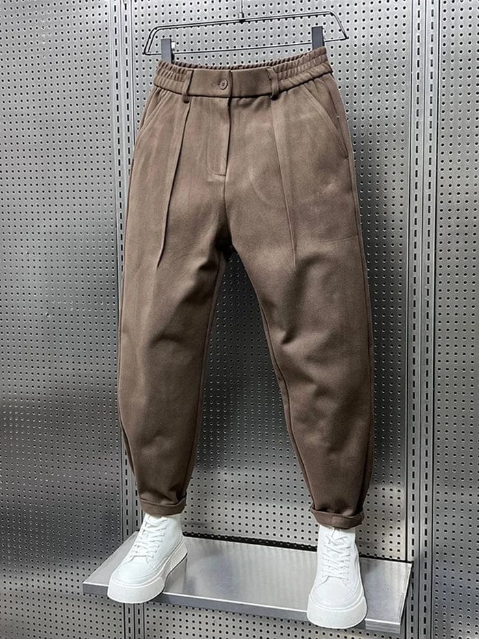 Lizandro – Hoch Taillierte, Plissierte, Konisch Zulaufende Hose
