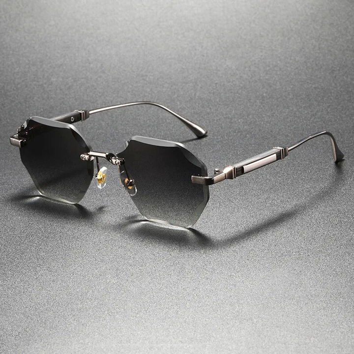 Author  – Hexa Rimless Sonnenbrillen