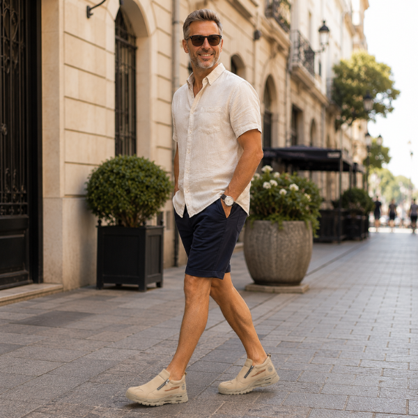 Jaquarius – Moderne Turnschuh Mit Seitlichem Reißverschluss