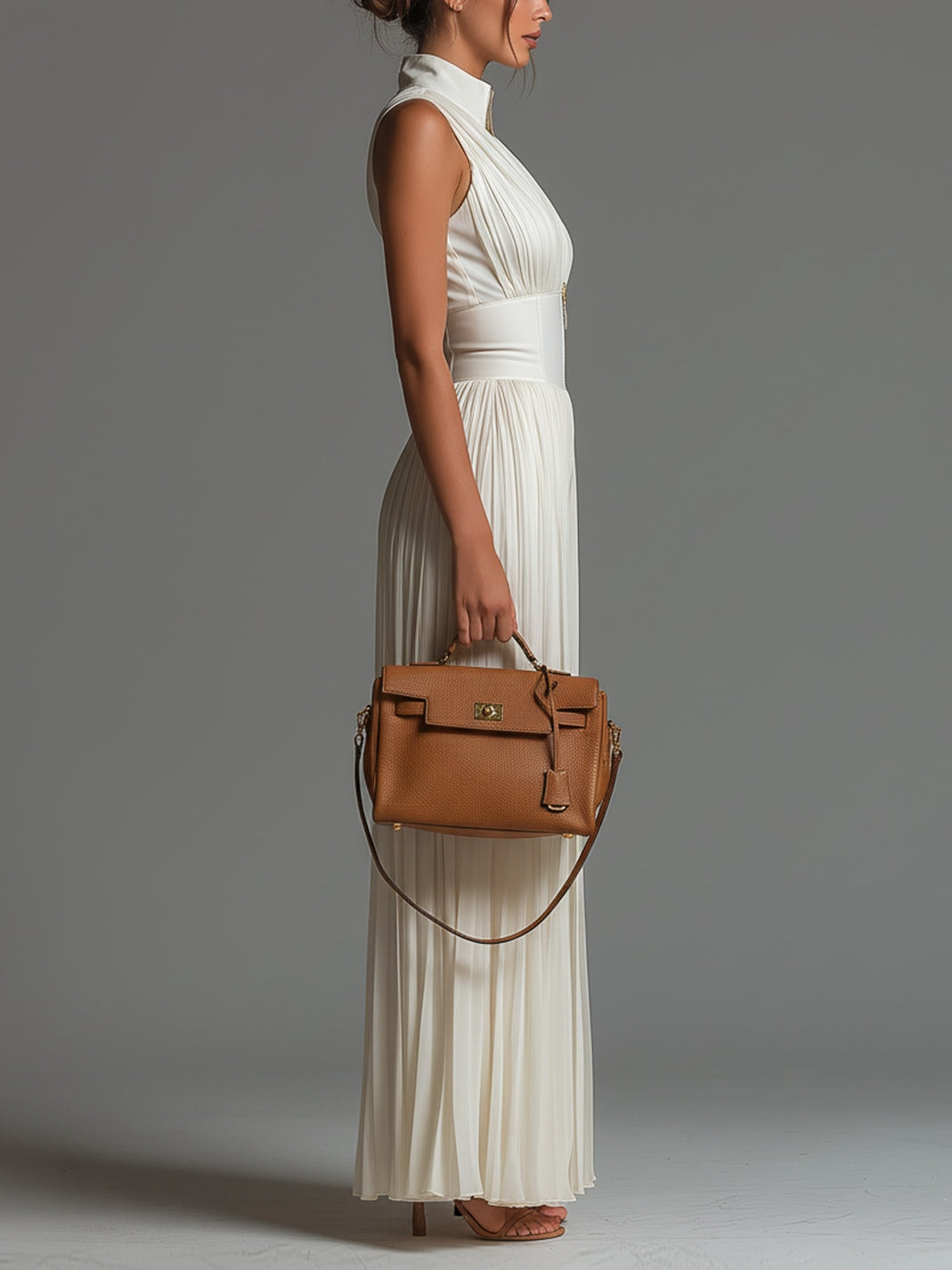 Perrine - Jumpsuit Aus Plissiertem Chiffon