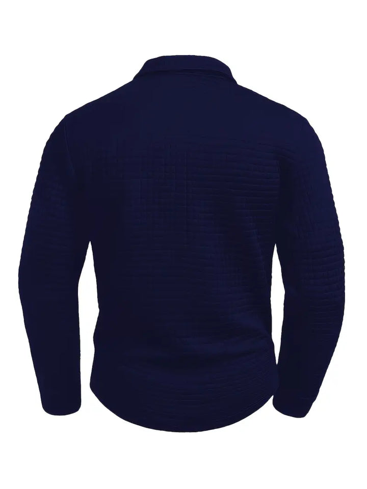 Ephraim – Strukturiertes Poloshirt Mit Ärmeltasche
