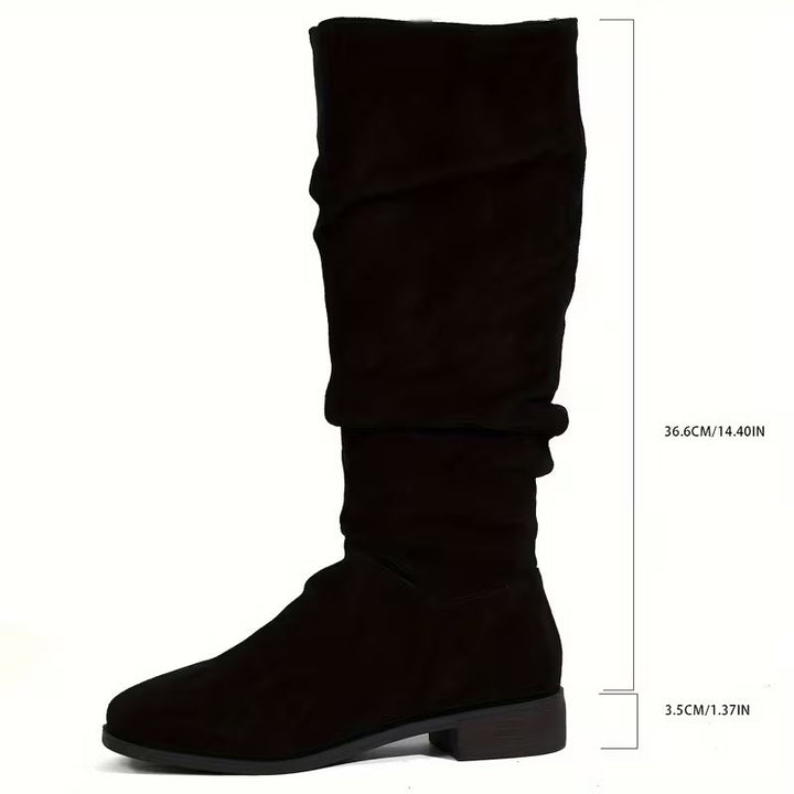 Joliza – Lässige, Wadenhohe Stiefel MIT Niedrigem Absatz