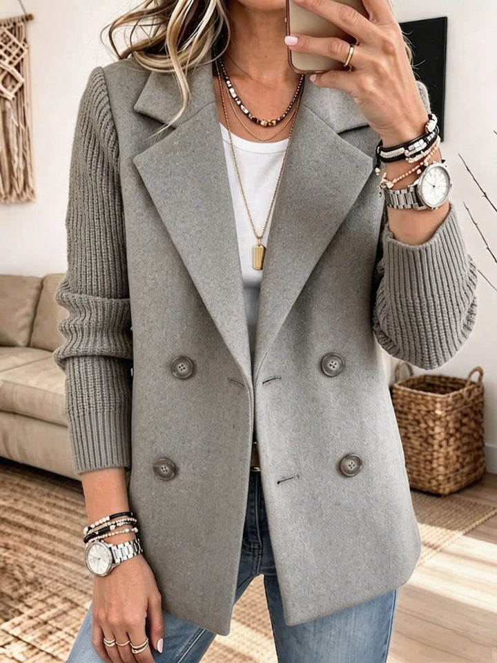 Winchell - Stylische Herbst Jacke Mit Gestrickten Ärmeln
