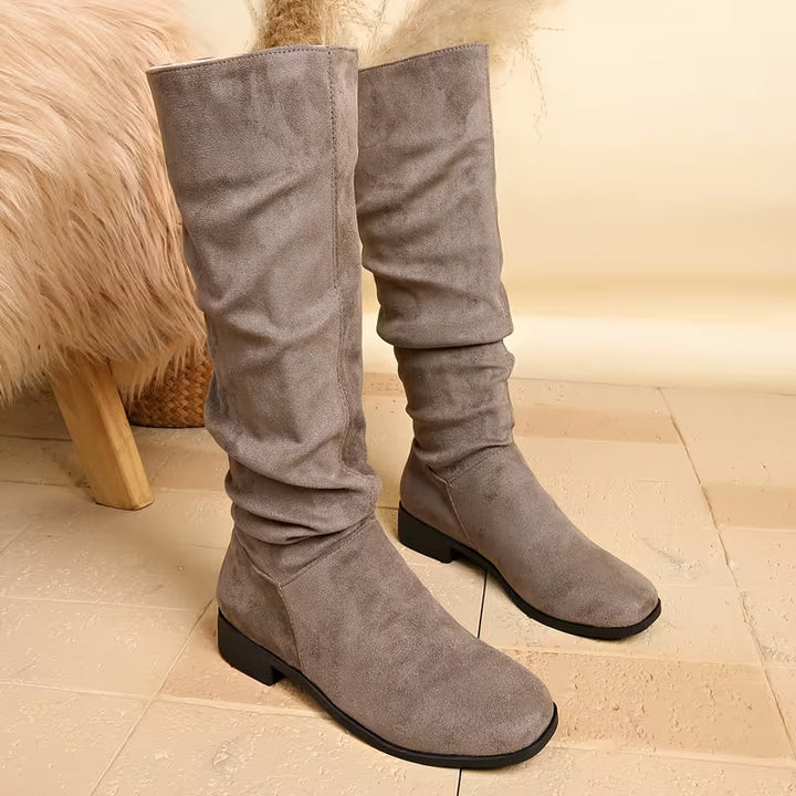 Joliza – Lässige, Wadenhohe Stiefel MIT Niedrigem Absatz