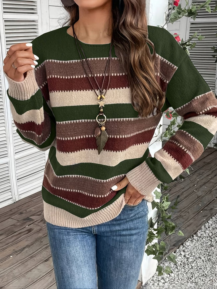 Fadina – Langärmeliger Strickpullover