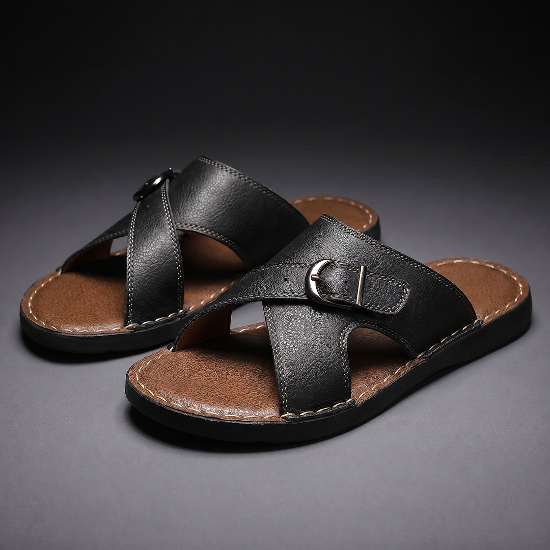 Sentner – Ledersandalen