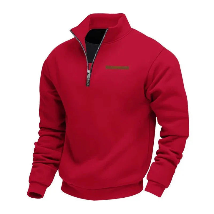 Grimm – Eleganter Pullover MIT Halbem Reißverschluss
