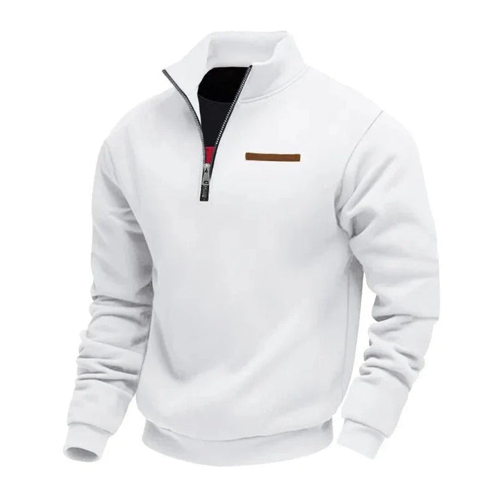 Grimm – Eleganter Pullover MIT Halbem Reißverschluss