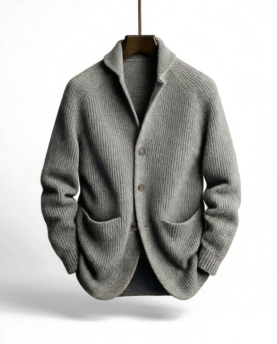Jirri – Strickjacke Mit Schalkragen Und Knopfleiste
