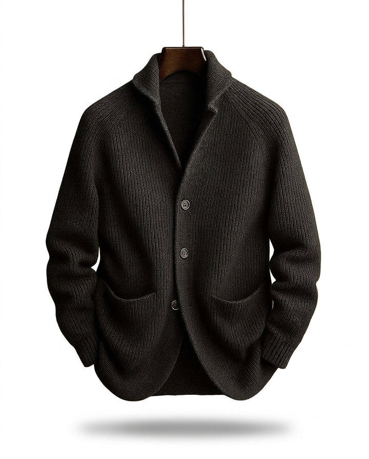 Jirri – Strickjacke Mit Schalkragen Und Knopfleiste