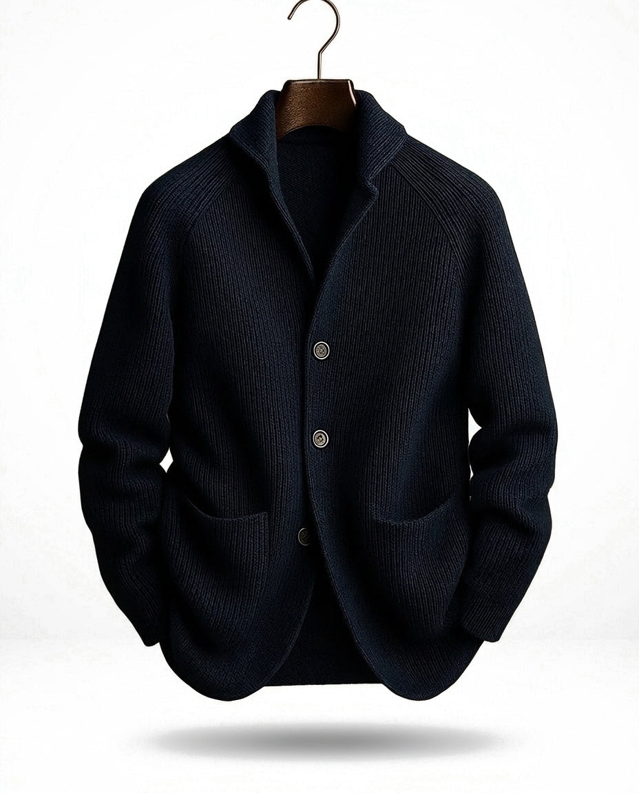 Jirri – Strickjacke Mit Schalkragen Und Knopfleiste