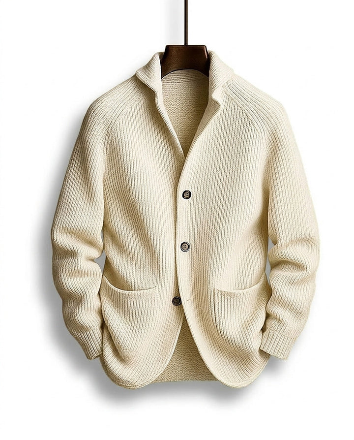 Jirri – Strickjacke Mit Schalkragen Und Knopfleiste