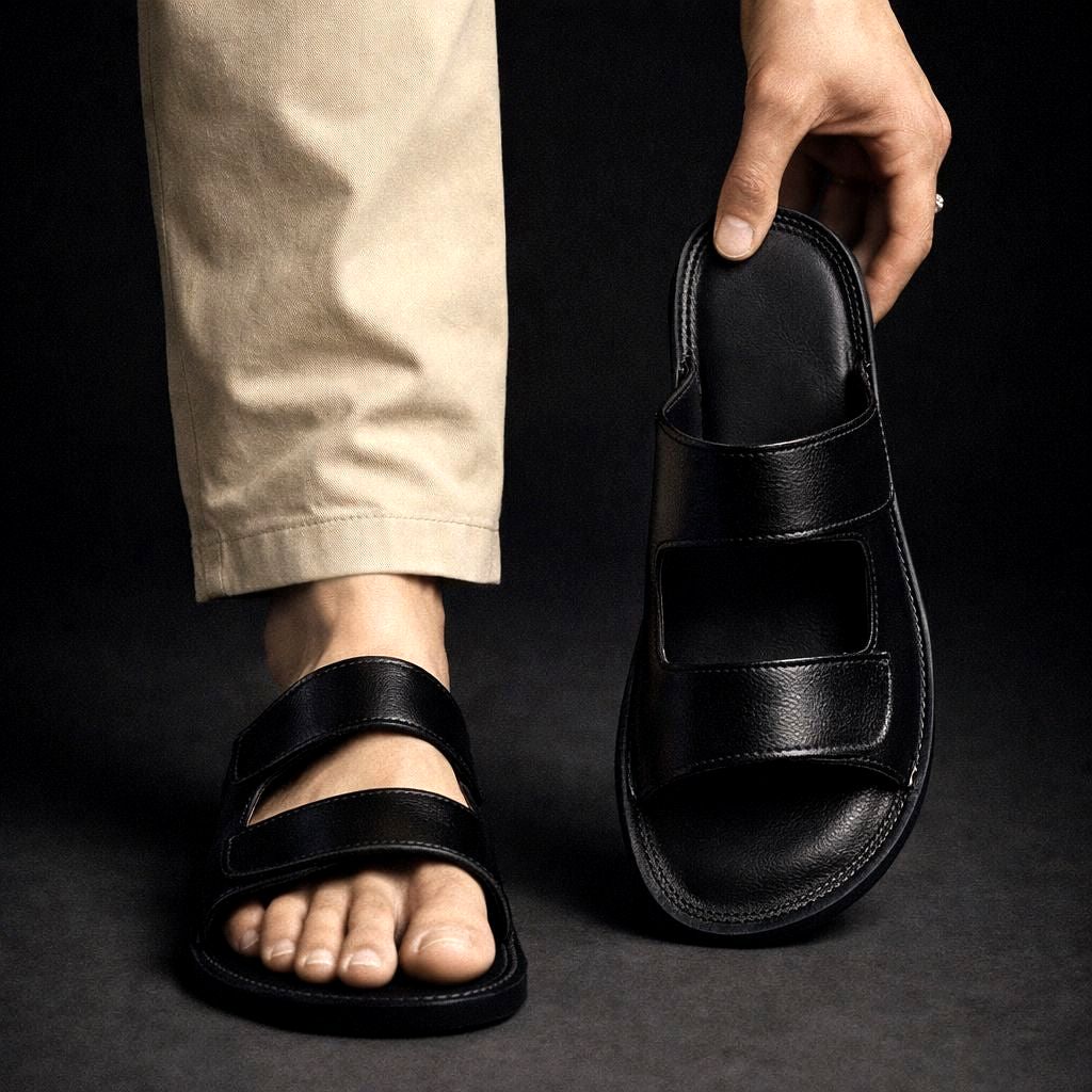 Henrique - Slip-on Sandalen Mit Zwei Riemen