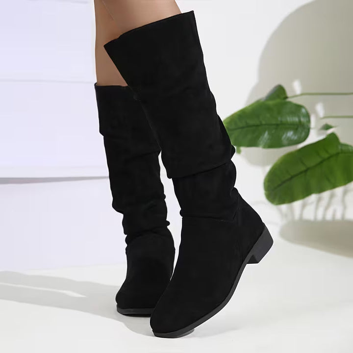 Joliza – Lässige, Wadenhohe Stiefel MIT Niedrigem Absatz