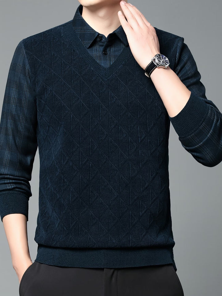 Alan – Langärmeliger Strickpullover