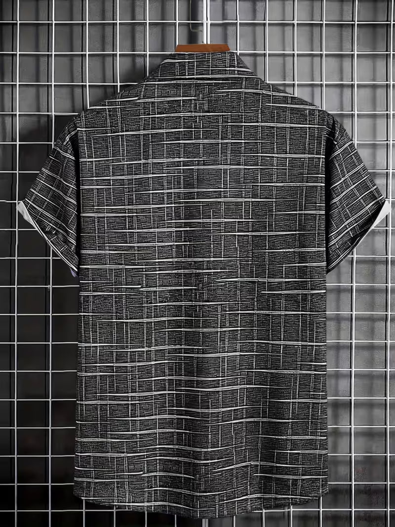 Jerrick - Hemd Mit Geometrischem Vintage-Print