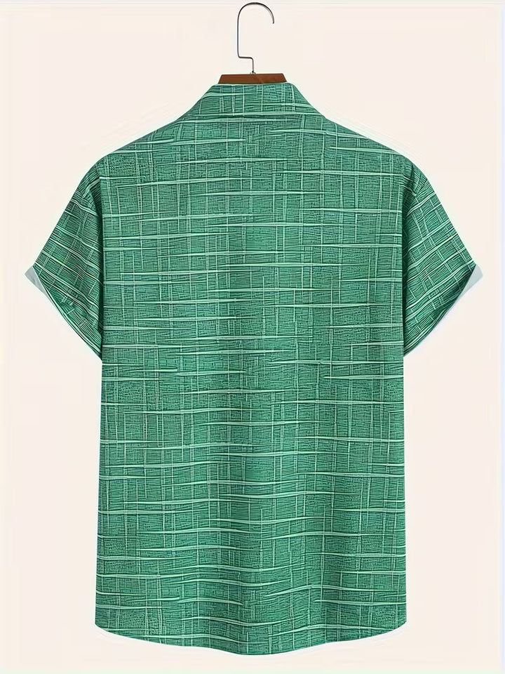 Jerrick - Hemd Mit Geometrischem Vintage-Print