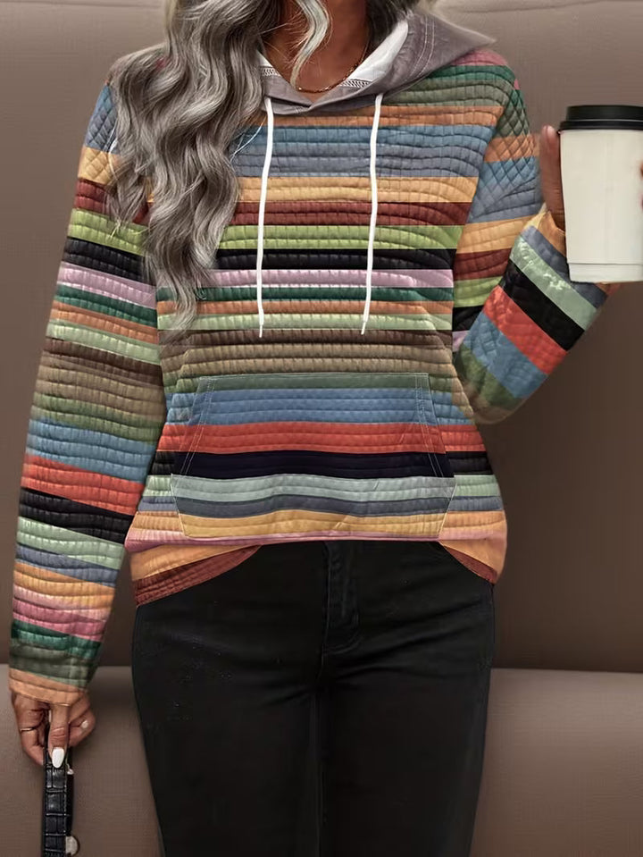 Bilisha – Kapuzenpullover MIT Streifenmuster