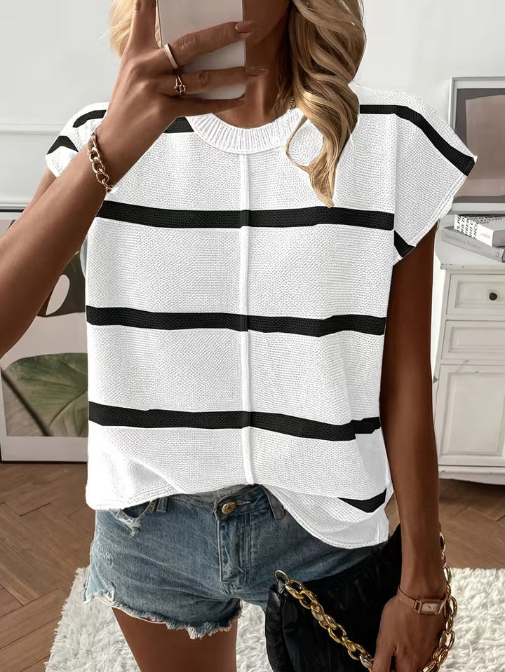 Agatha - Lässiger Locker Sitzender Ärmelloser Sommer Pullover