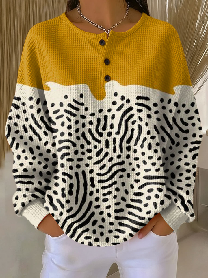 Willemijn – Pullover im Waffelmuster