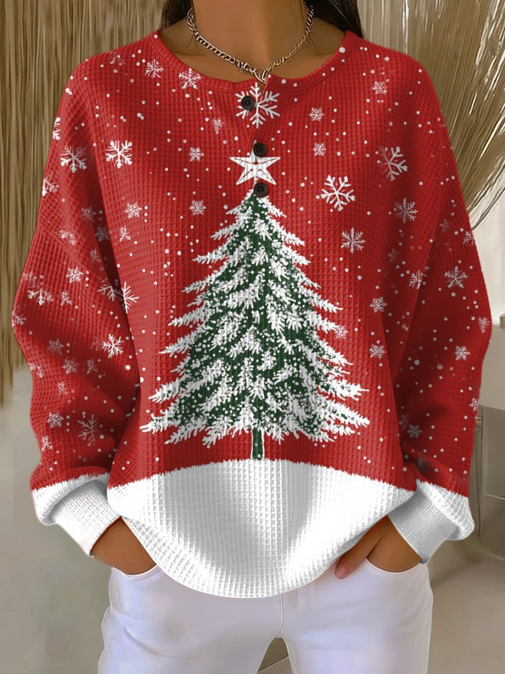 Willemijn – Pullover im Waffelmuster