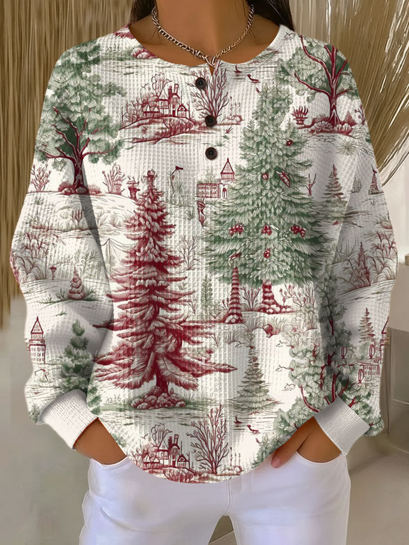 Willemijn – Pullover im Waffelmuster