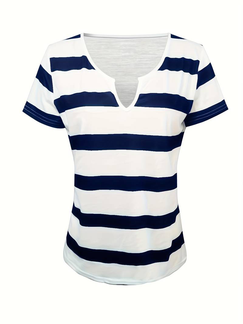 Kiley - Elegantes Gestreiftes T-shirt MIT Kurzen Ärmeln
