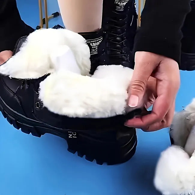 Elanor - Warmer Winter Stiefel Aus Leder