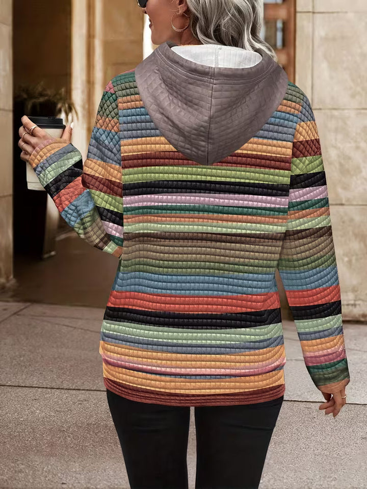 Bilisha – Kapuzenpullover MIT Streifenmuster