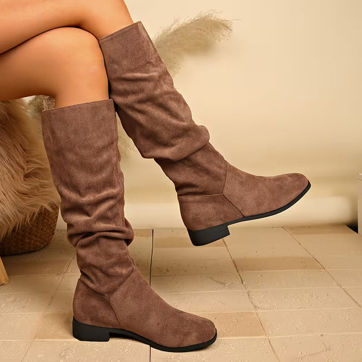 Joliza – Lässige, Wadenhohe Stiefel MIT Niedrigem Absatz