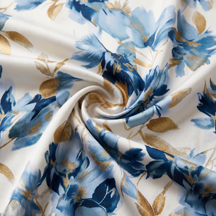 Elinza - Midi-Wickelkleid Mit Blumenmuster