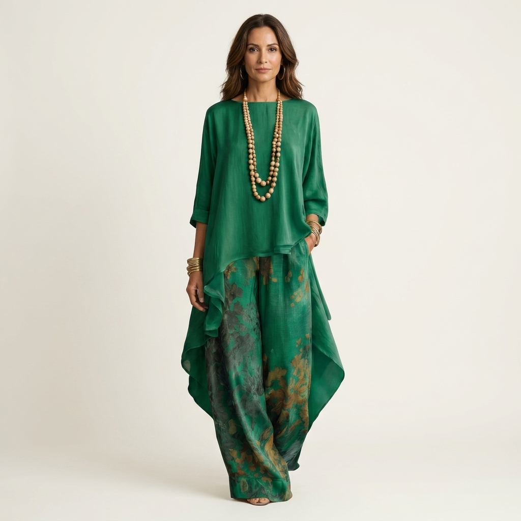 Ainan – Zweiteiliges Set Mit Asymmetrischer Tunika