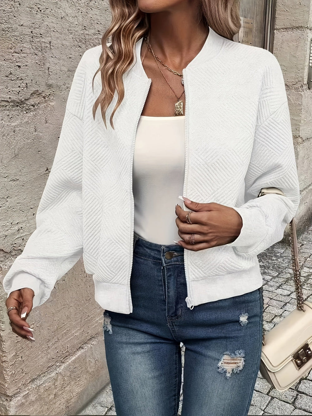 Shahna – Bomberjacke mit Reißverschluss