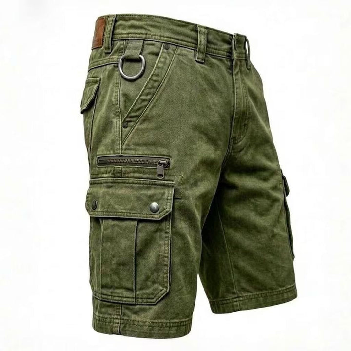 Pezeshkian – Stilvolle Denim-Fracht-Kurzhosen