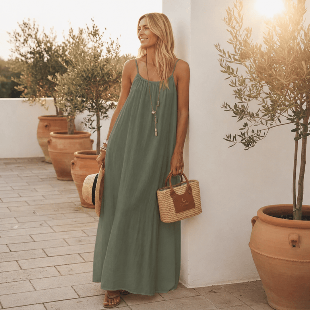 Diandra – Elegantes Rückenfreies Maxikleid