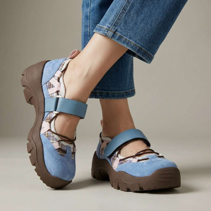 Vinilia – Klobige Turnschuh Mit Verstellbarem Riemen