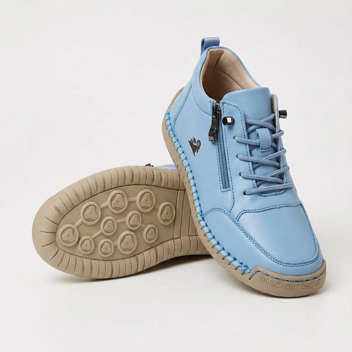 Schreiner – Turnschuh mit Schnürung Und Reißverschluss Sowie Kontrastnähten