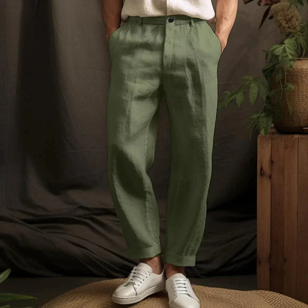 Derik - Sommerhose Aus Leinen