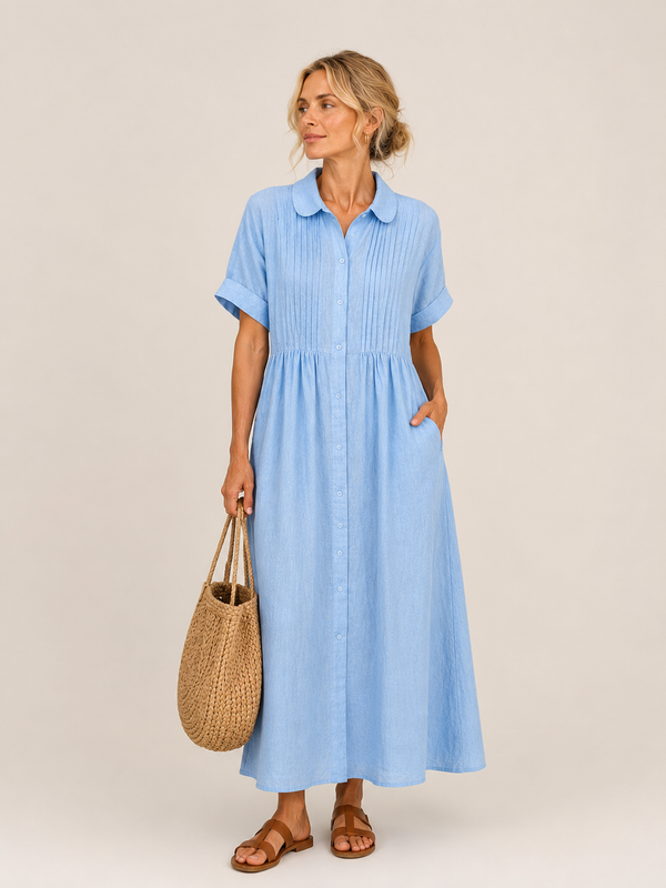Anjali – Sommerhemd Midi Kleid