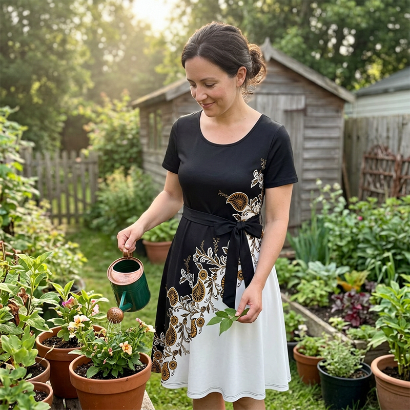 Chuckie - Kleid Mit Blumenmuster