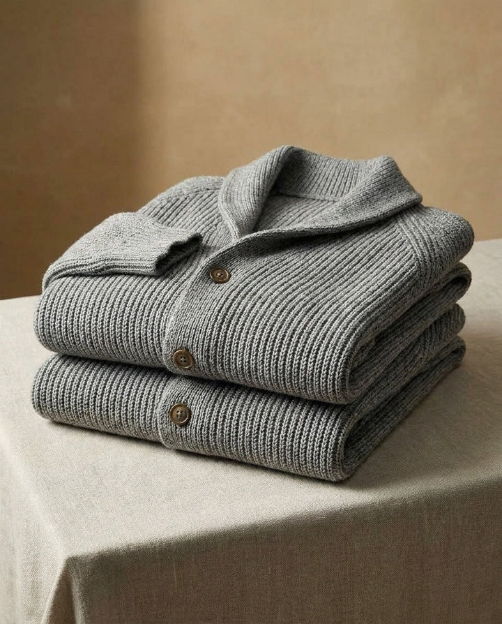 Jirri – Strickjacke Mit Schalkragen Und Knopfleiste