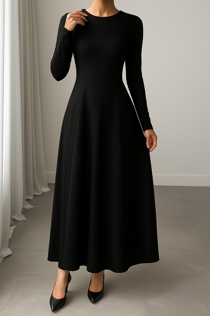 Fridah - Elegantes Langes Kleid